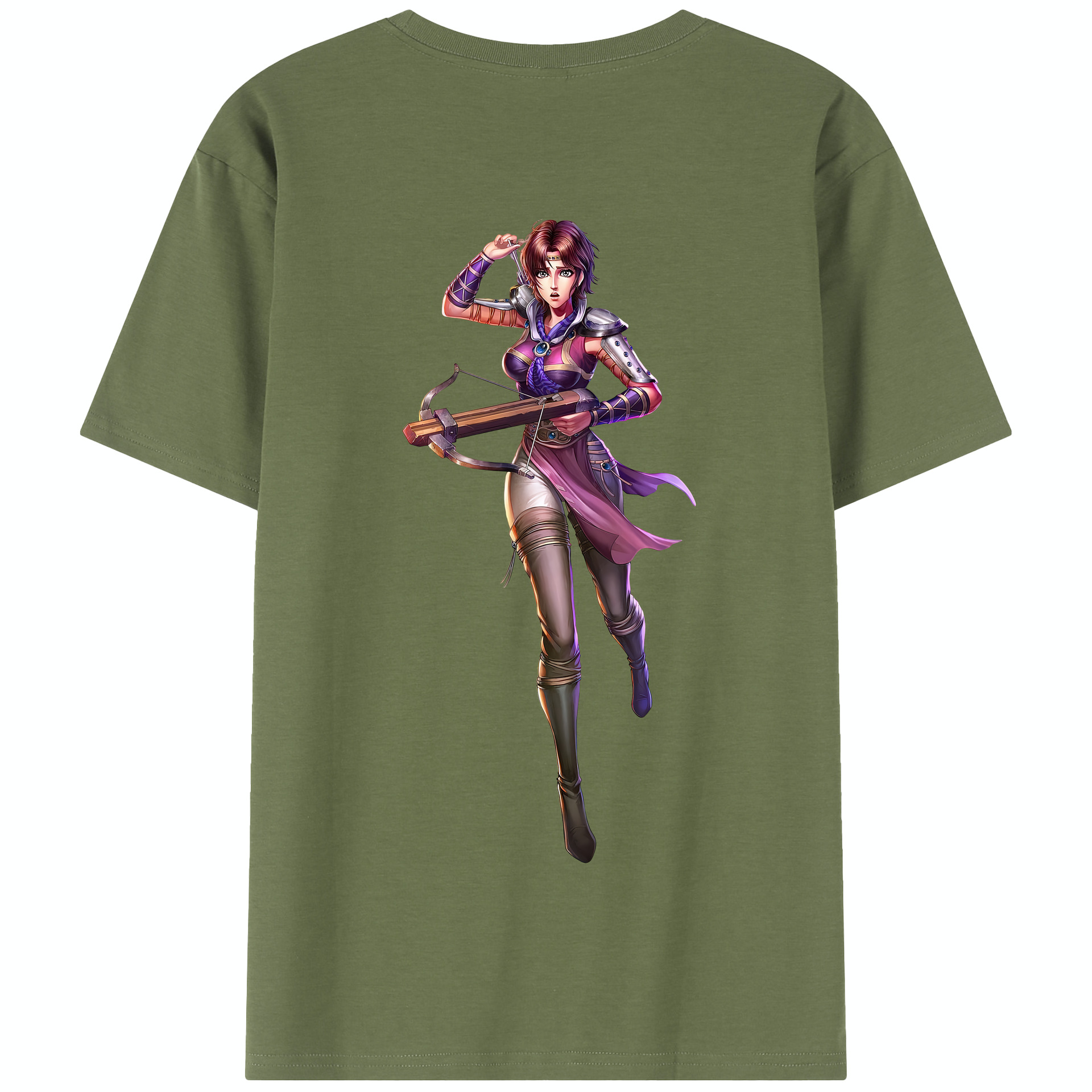 （画像用） 北斗の拳 Fist of the North Star 綿100％半袖Tシャツ（背面プリント）